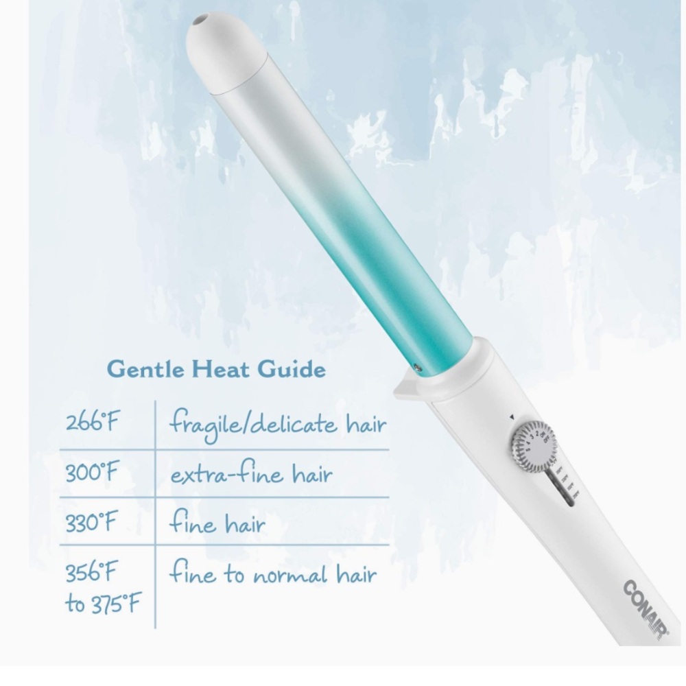 CONAIR OhSoKind Curling Wand For Fine Hair 1-inch Straight Wand. BNIB! - Picture 2 of 5